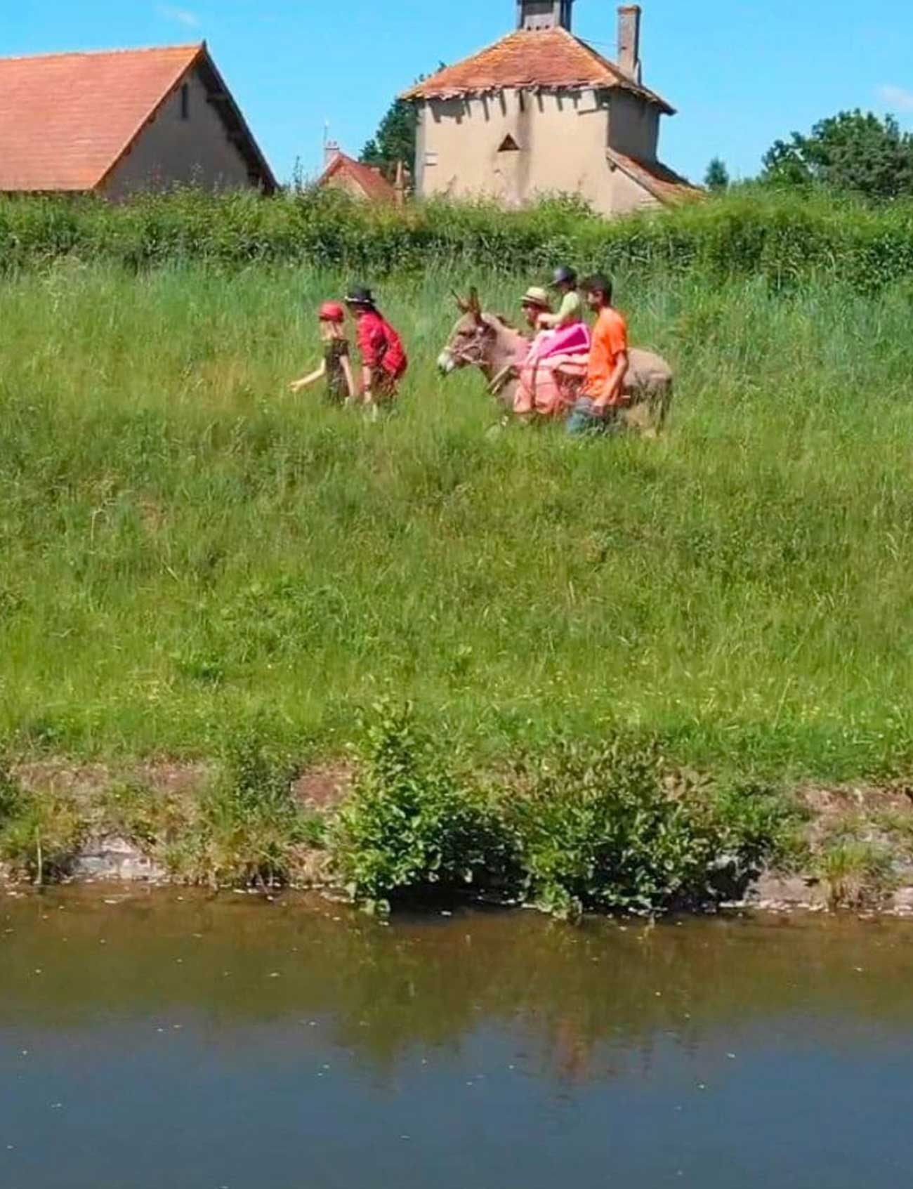 randonnée âne Au fil de l'eau