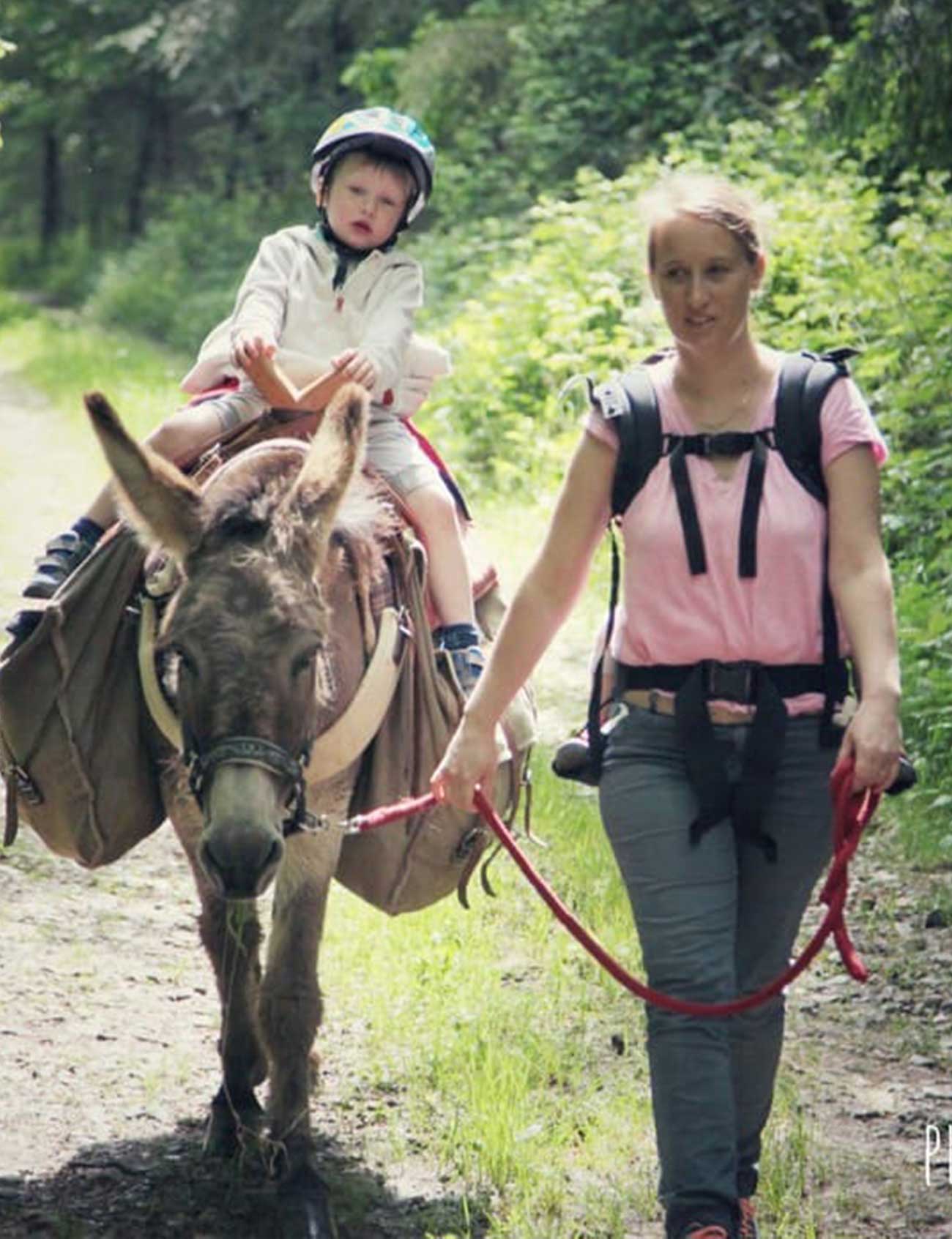 randonnée avec âne des indiens