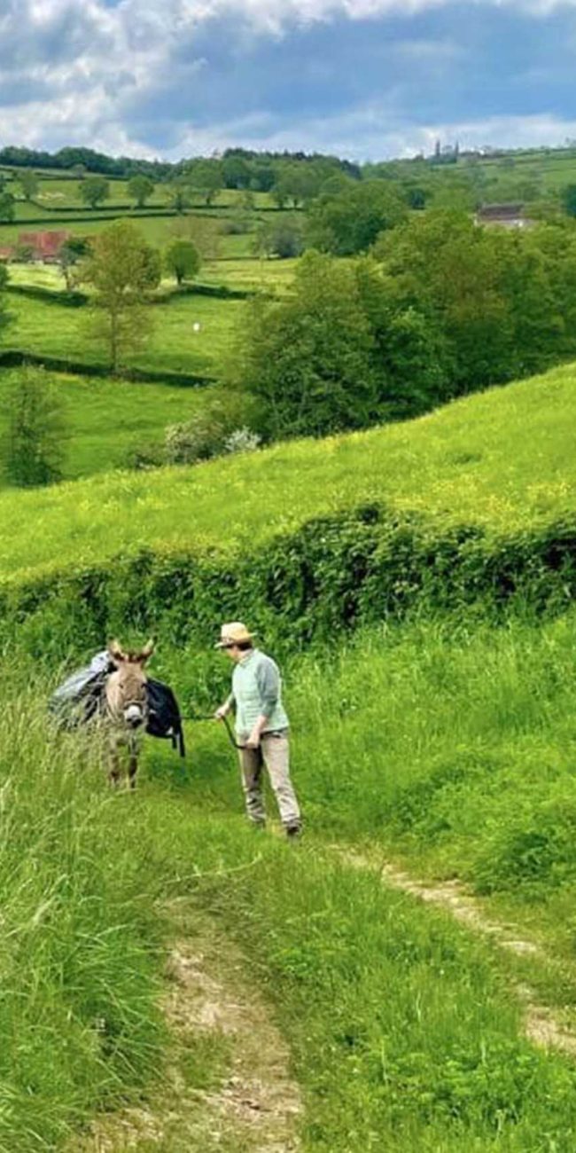 Randonnée avec un âne Ort Vert